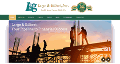 Desktop Screenshot of largeandgilbert.com